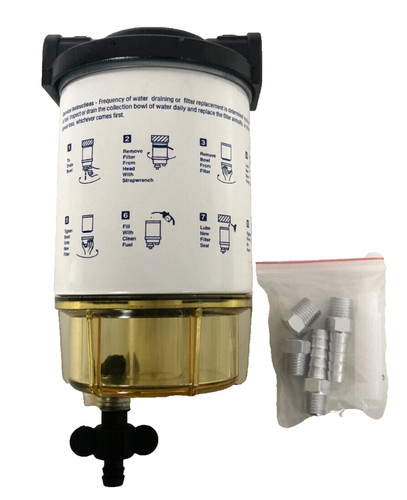 Outboard fuel filter - outboard, assembly